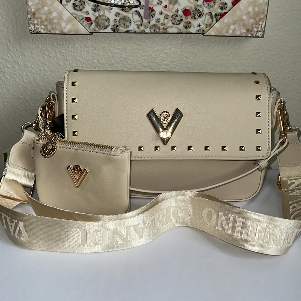 Valentino Orlandi Top Handle Crossbody Bag with Pouch - Picture 16 of 16